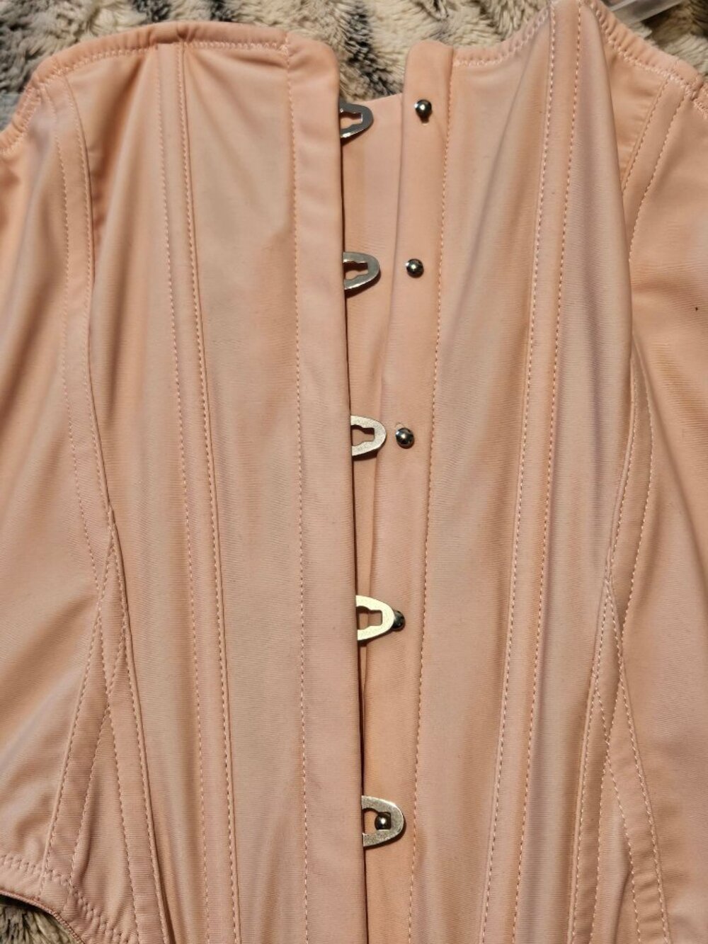 Urban Outfitters Out from Under Laced Back Pink Corset Top Women Size Small - Picture 5 of 10